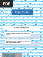 Under The Sea: Creative Educational Game Idea