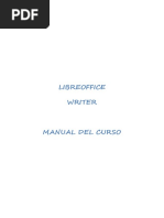 Manual LibreOffice Writer