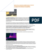 Control de Calidad de PV Con Camara Fotografica