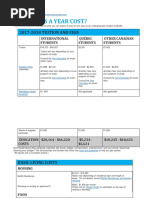 What Does A Year Cost?: 2017-2018 TUITION AND FEES