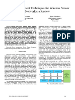 Power Management Techniques For Wireless Sensor Networks: A Review