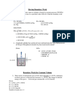 Moving Boundary Work: 5 KG of Saturated Water Vapor in Cylinder Is Heated at Constant Pressure (300 Kpa)