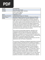 Dialog - Undergraduate Program Metalurgy & Material Engineering