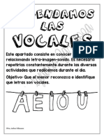 Aprendamos Las Vocales