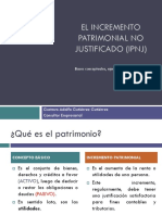 El Incremento Patrimonial No Justificado