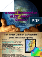 Biggest Earthquakes of 20th and 21st Century