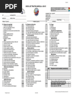 Formato Checklist Tractor PDF