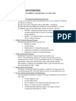 The Philippine Laws On Housing: A. The Urban Development and Housing Act (Ra 7279)