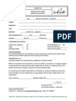 Certificado de Calidad