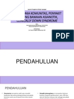 Pneumonia Komunitas, Penyakit Jantung Bawaan, Clinically Down Syndrome