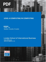 Level 4 Diploma in Computing