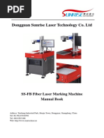 Dongguan Sunrise Laser Technology Co. LTD: SS-FB Fiber Laser Marking Machine Manual Book