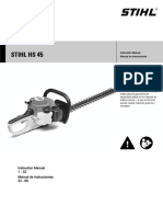 STIHL HS 45t Manual