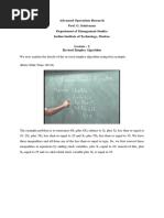 Advanced Operations Research Prof. G. Srinivasan Department of Management Studies Indian Institute of Technology, Madras