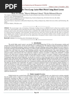 Design of Missile Two-Loop Auto-Pilot Pitch Using Root Locus