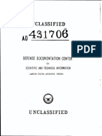 Unclassified: Defense Documentation Center