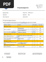 KPI Target Acknowledgement Form