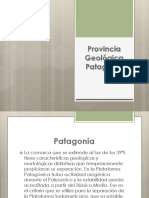 Provincia Geológica Patagonia. Geologia Regional