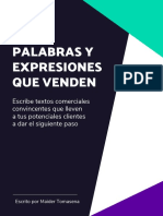 Palabras y Expresiones Que Venden