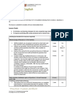 IELTS Lesson Plan