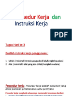 Prosedur Kerja Dan Istruksi Kerja