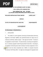 Reliance Infrastructure Limited Vs State of Maharashtra-21!01!2019