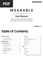 Wearable: User Manual