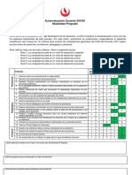 Autoevaluación Docente 201601 Pregrado