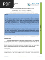 The Study of The Behaviour of Carbon Epoxy Composites Using Acoustic Emission