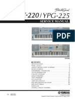 Yamaha DGX220 - YPG225 - E Service Manual PDF