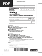 October 2016 (IAL) MS - Unit 1 Edexcel Biology A-Level