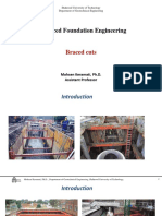 Advanced Foundation Engineering: Braced Cuts