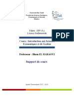 Intro Aux Sciences Economique Et de Gestion