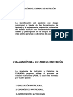 Evaluacion Del Estado de Nutricion