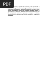 TEMA 23 Atención y Cuidados Del Paciente en La Alimentación y Nutrición. Concepto de Alimentación y Nutrición, Los Alimentos y Su Clasificación, Dietas y Tipos de Dietas Terapéuticas