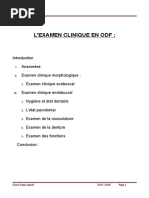 L'examen Clinique