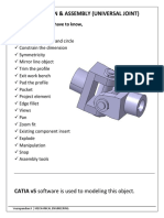 Part Design & Assembly (Universal Joint) : From This Diagram We Have To Know