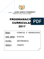 Programacion Anual Fisica Pre 2017