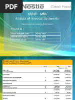 Kasbit - Mba Analysis of Financial Statements