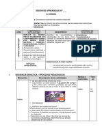 Sesión de Aprendizaje Ct3