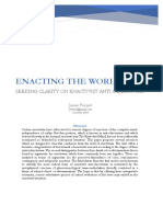 Enacting The World Seeking Clarity On en PDF