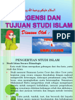 Materi 3 Urgensi Dan Tujuan Studi Islam