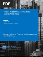 Level 7 Diploma in Accounting and Finance