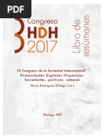 III Congreso de La Sociedad Internacional Humanidades Digitales Hispánicas: Sociedades, Políticas, Saberes