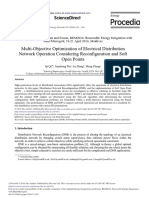 Multi-Objective Optimization of Electrical Distribution Network Operation Considering Reconfiguration and Soft Open Points