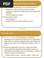 17a Marginal Costing & Breakeven Analysis