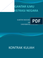 Pengantar Ilmu Administrasi Negara