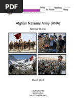 Afghan National Army (ANA) : Mentor Guide