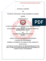 BAMIDELE, K.B. Technical Report