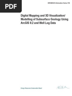 Digital Mapping and 3D Visualization/Modelling of Subsurface Geology Using ArcGIS 9.2 and Well Log Data - INF 136